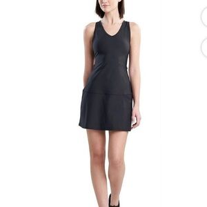 Natori Women's Solstice Back Cutout Dress Black Size X-Large